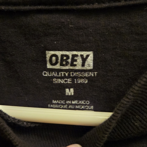 Obey Black Short Sleeve Tee - Picture 3 of 3